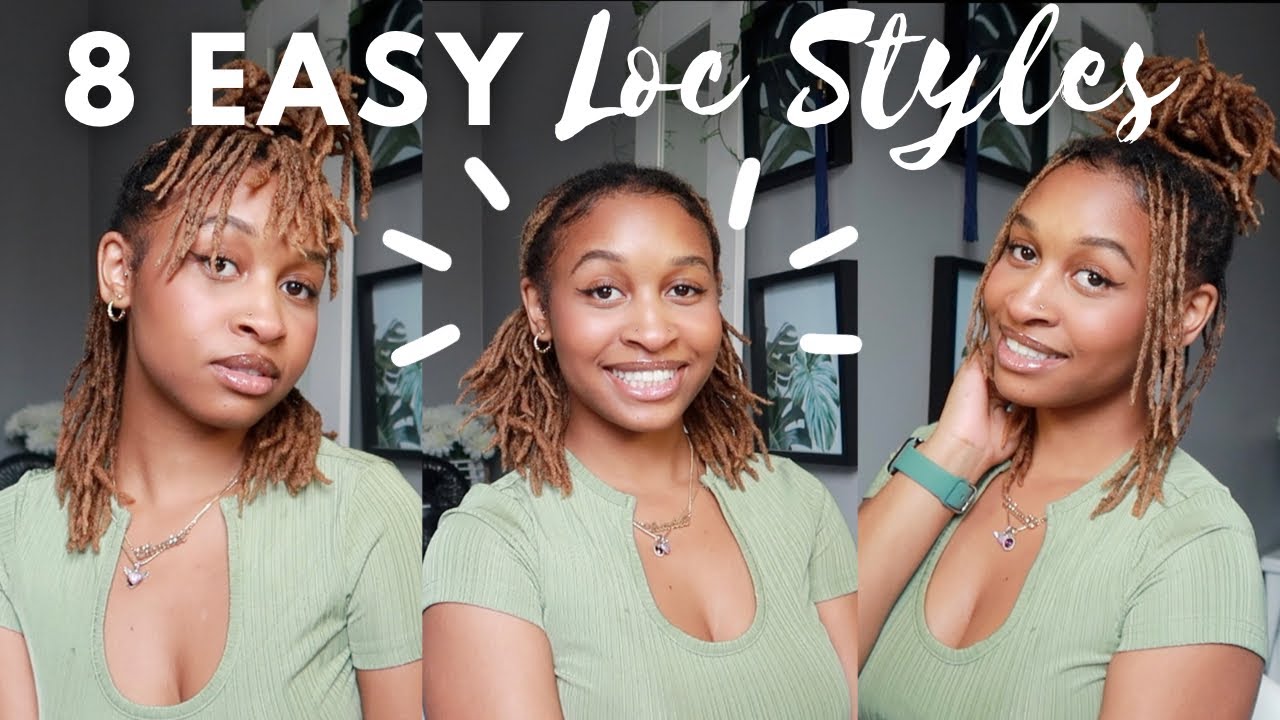 8 EASY LOC STYLES FOR BEGINNERS 2023 | *NO RETWIST & Starter Loc Friendly*
