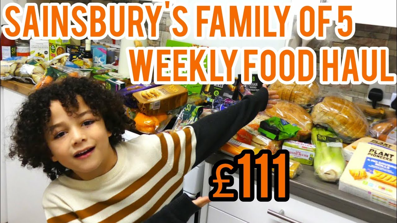 Покупка продуктов в Sainsbury's на 111 фунтов стерлингов | Здоровое питание | Ассортимент органич...