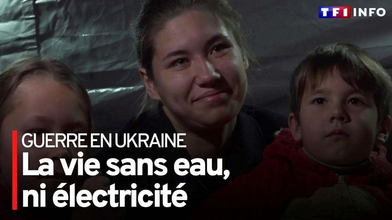 Guerre en Ukraine : la vie sans eau ni électricité