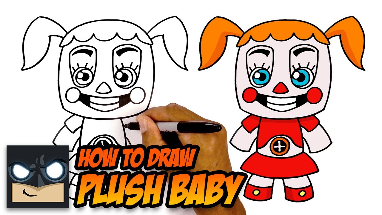 How to Draw FNAF VR | Plush Baby