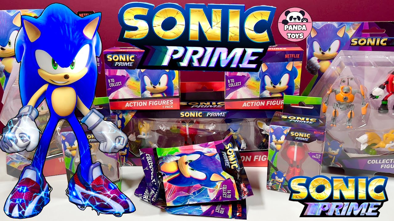 Обзор игрушек SONIC PRIME ASMR | 20-минутная распаковка ASMR с игрушками SONIC PRIME