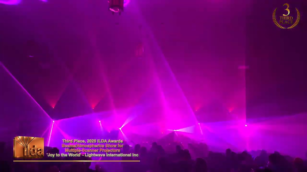 2025 ILDA Awards, Third Place, Beams/Atmospherics Show for Multiple-Scanner Projectors