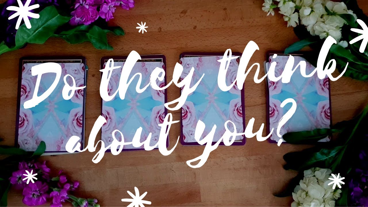 Do they think about you? PICK A CARD Love Tarot Reading // Are you on their mind?
