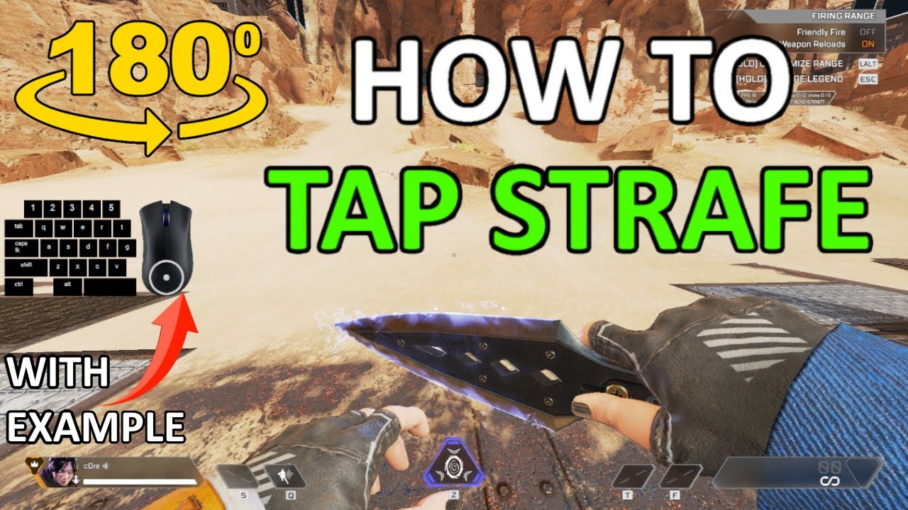 How to Tap Strafe | Basic Explanation + Demonstration (Apex Legends)