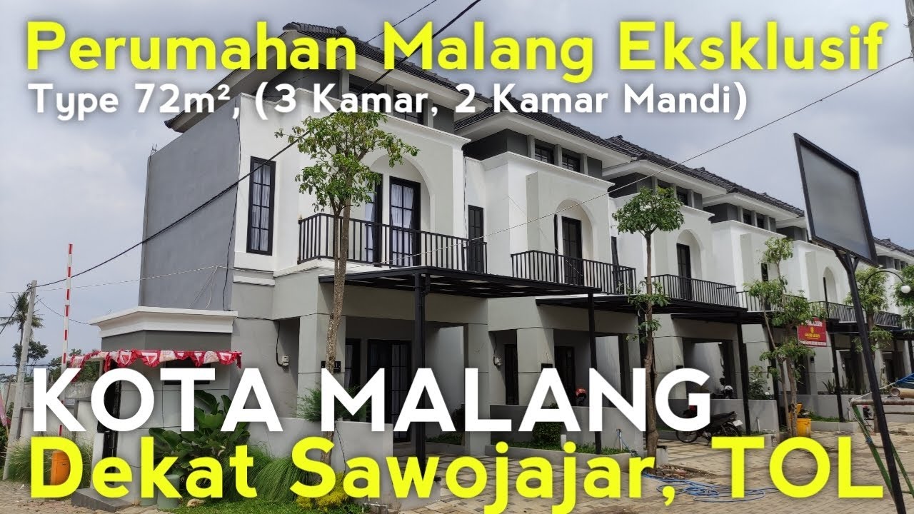 PERUMAHAN KOTA MALANG MURAH ‼️ REKOMENDASI 2 LANTAI DI DEKAT SAWOJAJAR, TOL MADYOPURO