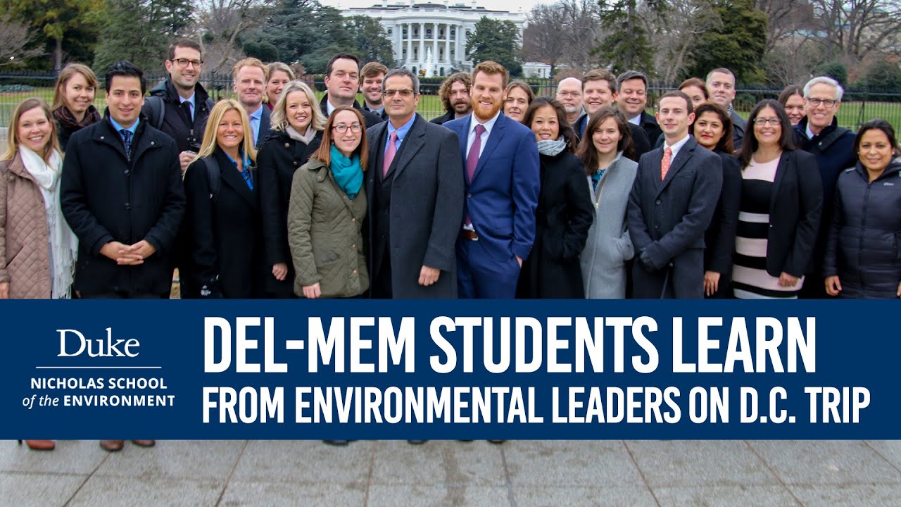 DEL-MEM Students Learn from Environmental Leaders on D.C. Trip