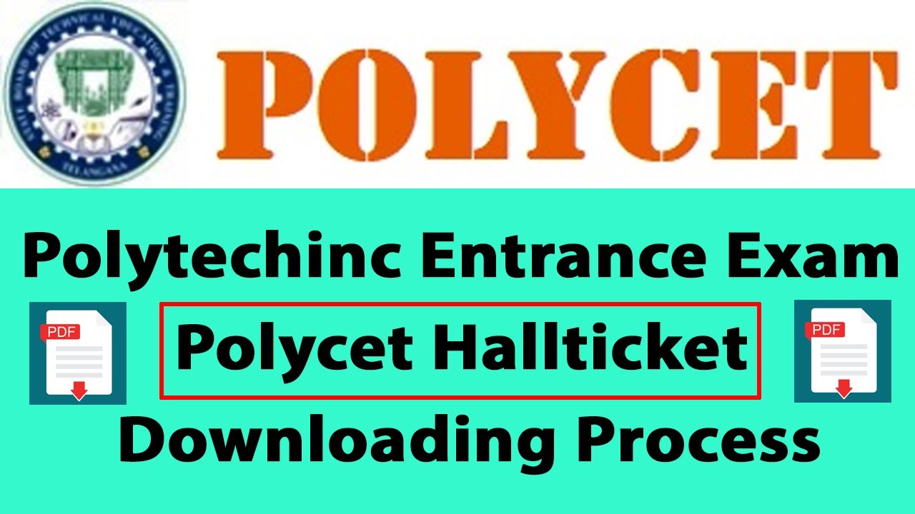 Polycet Hall Ticket Download 2022 TS