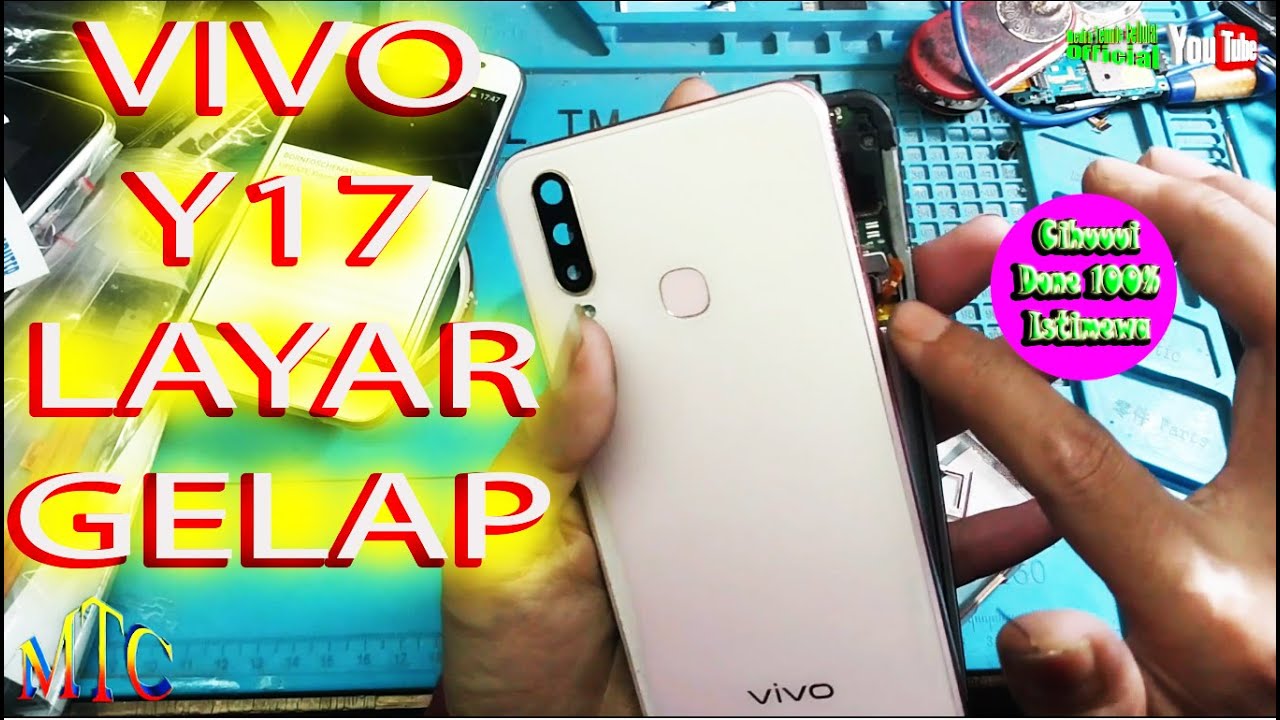 VIVO Y17 LCD GELAP,,,100% Done,,,Istimewa!!!