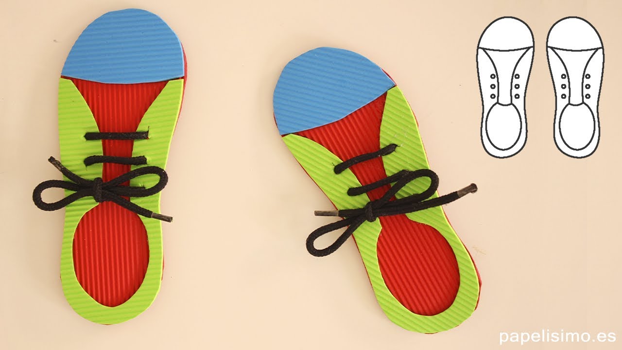 Cómo aprender a atarse los cordones para niños