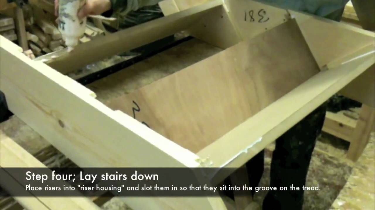 Instructional Video of how to assemble a kit form stair supplied by us