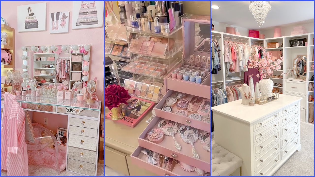 Makeup Vanity & Closet Organization 🎀 | Satisfying Restocking And Organization ✨