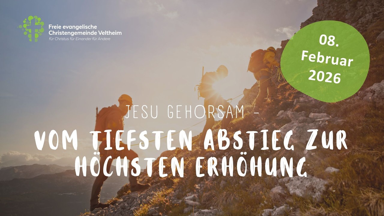 Jesu Gehorsam | Stefan Löwen | 08.02.25 | Christengemeinde Veltheim