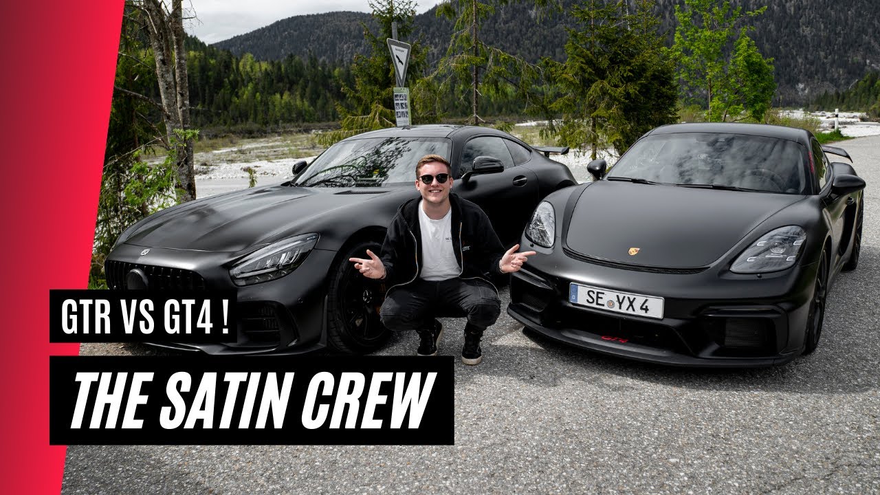 Porsche 718 GT4 am LIMIT! Ft. AMG GT R! Welcher macht mehr Spaß ? 🏁 The Satin Crew!