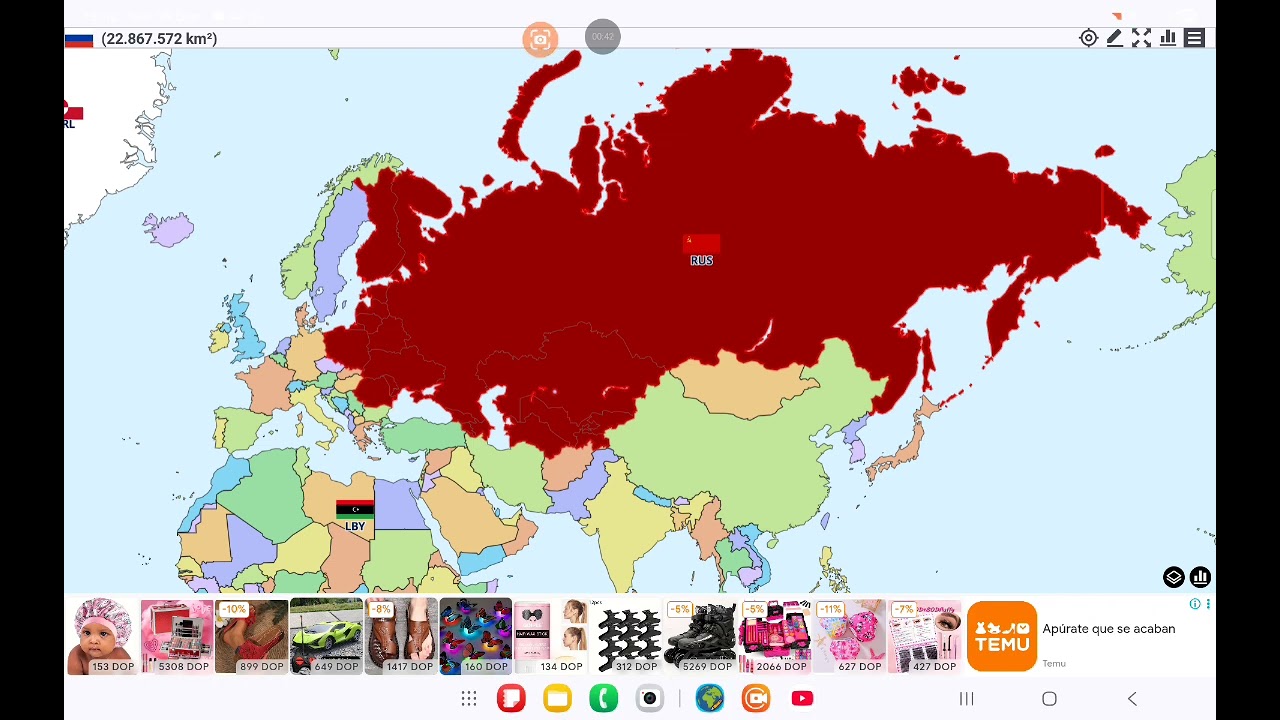 Creating the sovient union (speedrun)