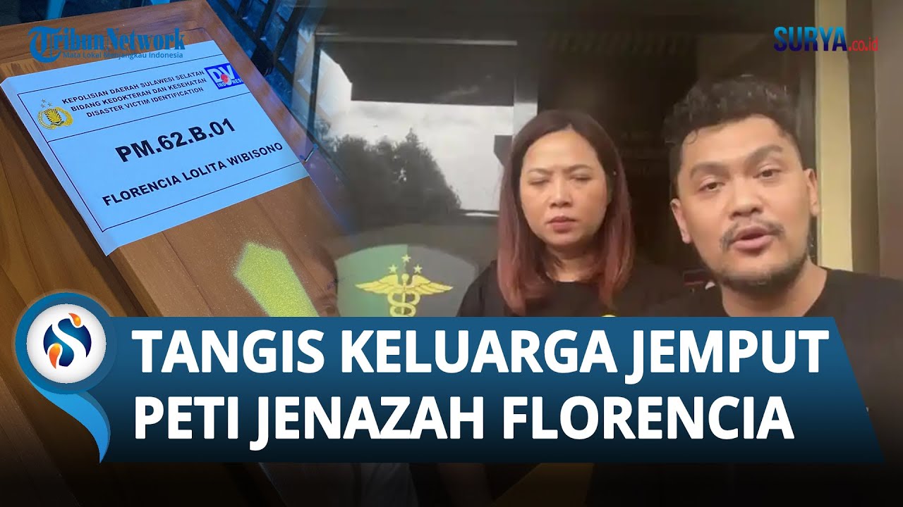 Tangis Keluarga Jemput Jenazah Pramugari Florencia Korban Pesawat ATR 42-500