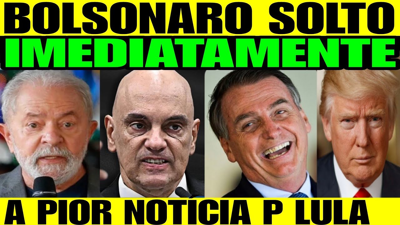 BOLSONARO SOLTO IMEDIATAMENTE!! LULA E MORAES EM DESESPERO APÓS SOFRER REVÉS DE ELON MUSK E CIRO GOM