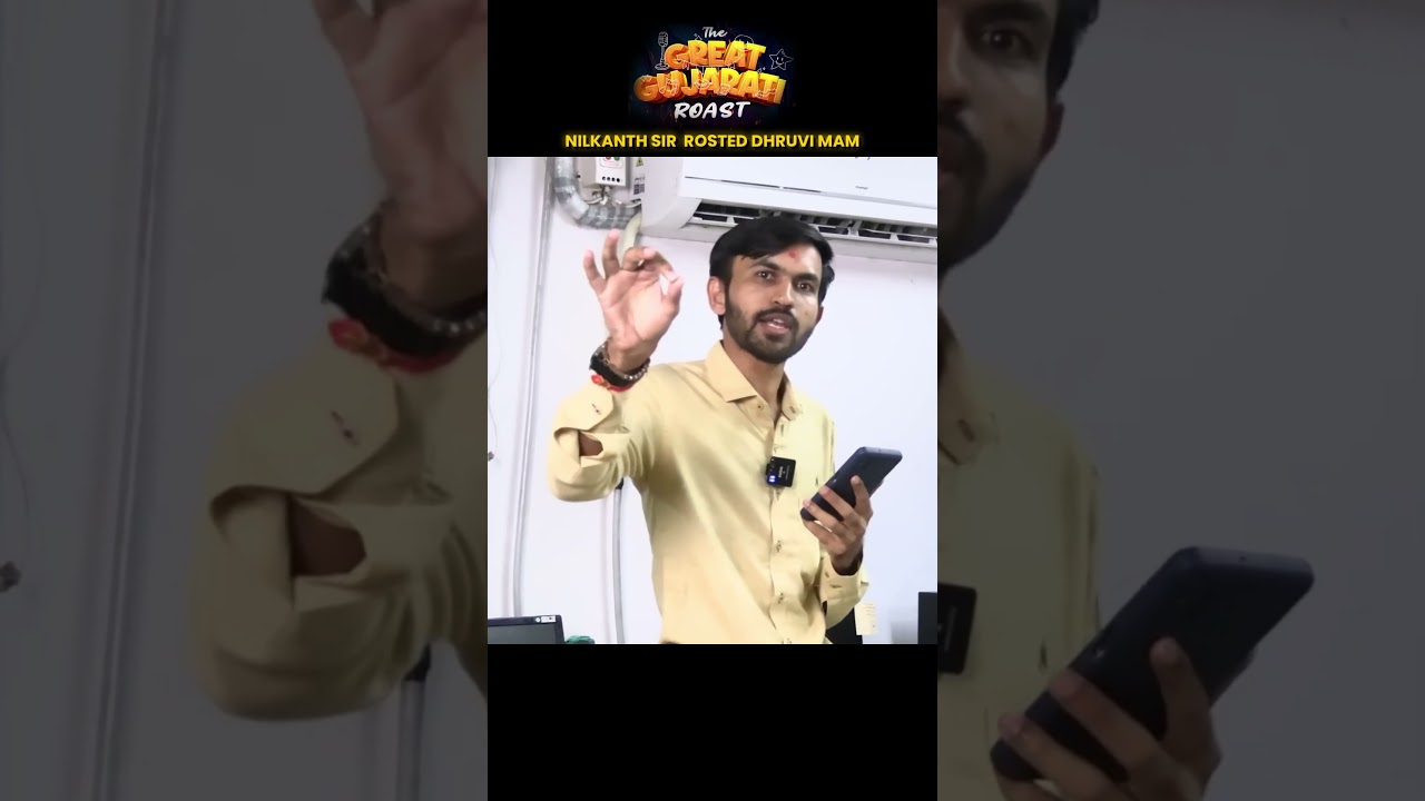 Nilkanth Sir Roasted Dhruvi mam...🤣 #shorts #vidyakul #roast #viral