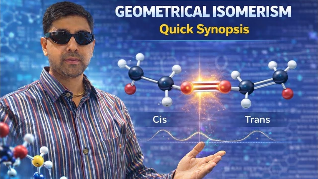 Geometrical Isomerism | Synopsis | Class 11th | JEE | NEET | Abhishek Anand (AA sir) 