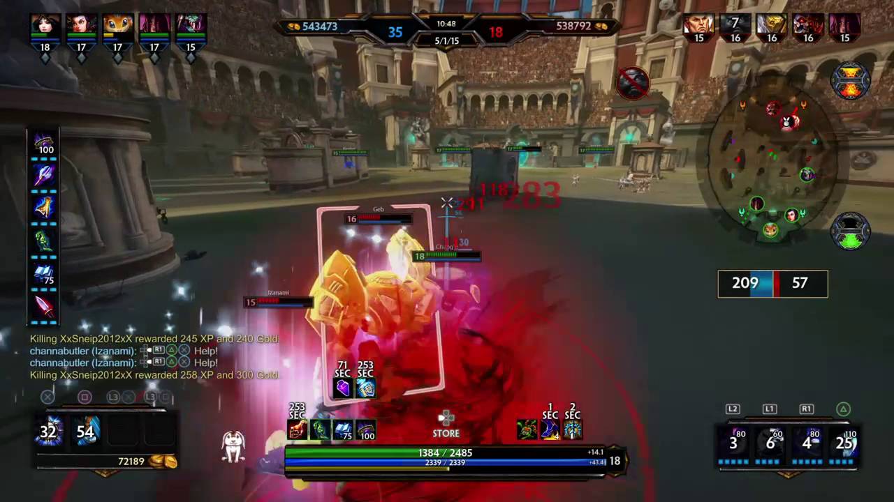 SMITE: Chang'e Jukes Without Boots (1v4)
