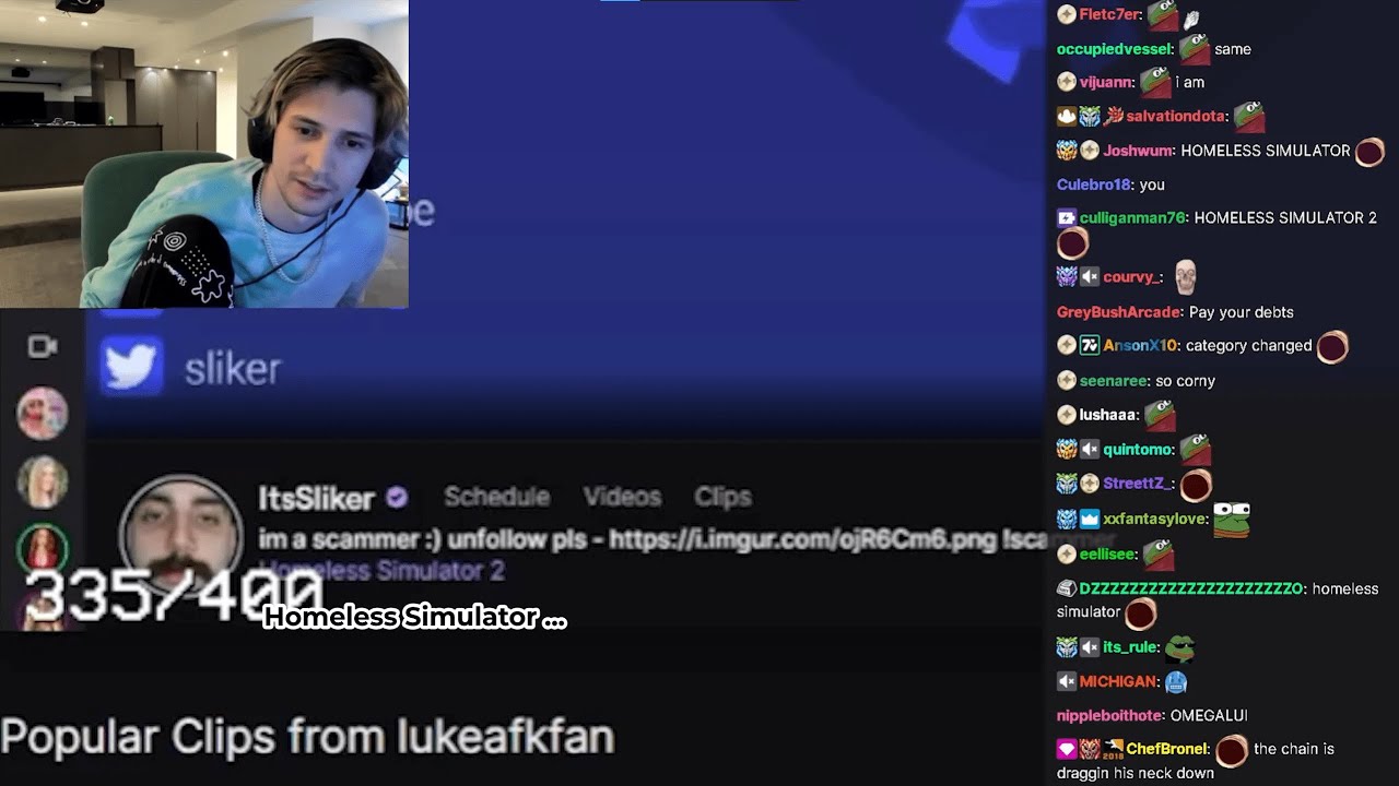 xQc reacts to Sliker channel got hijacked by his own Mods
