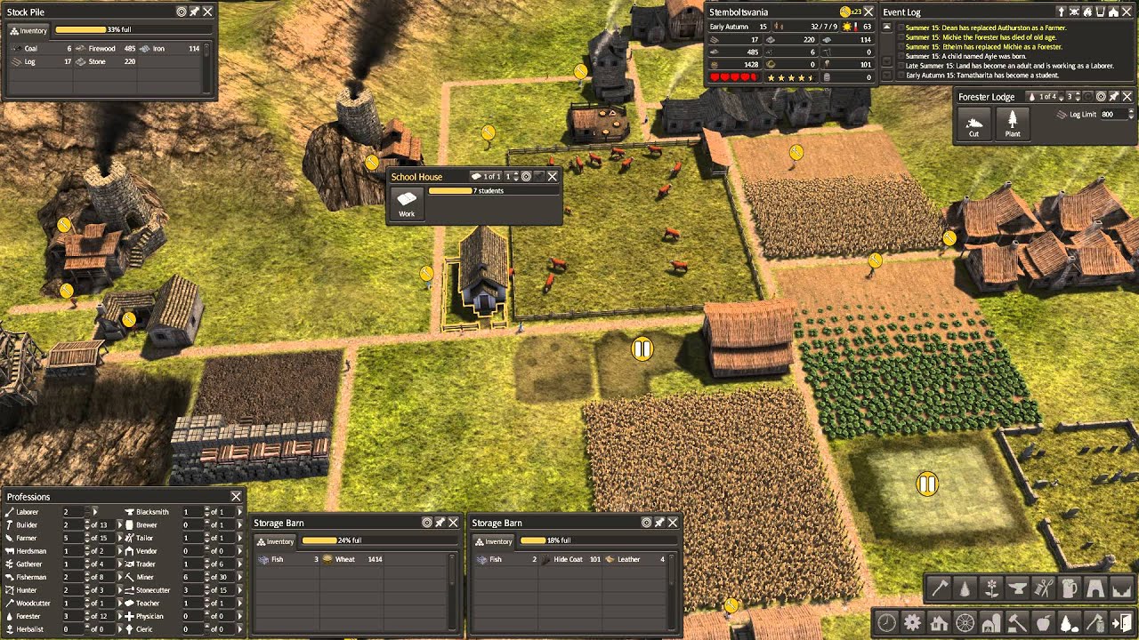Banished Steam Longplay   Years 14 16