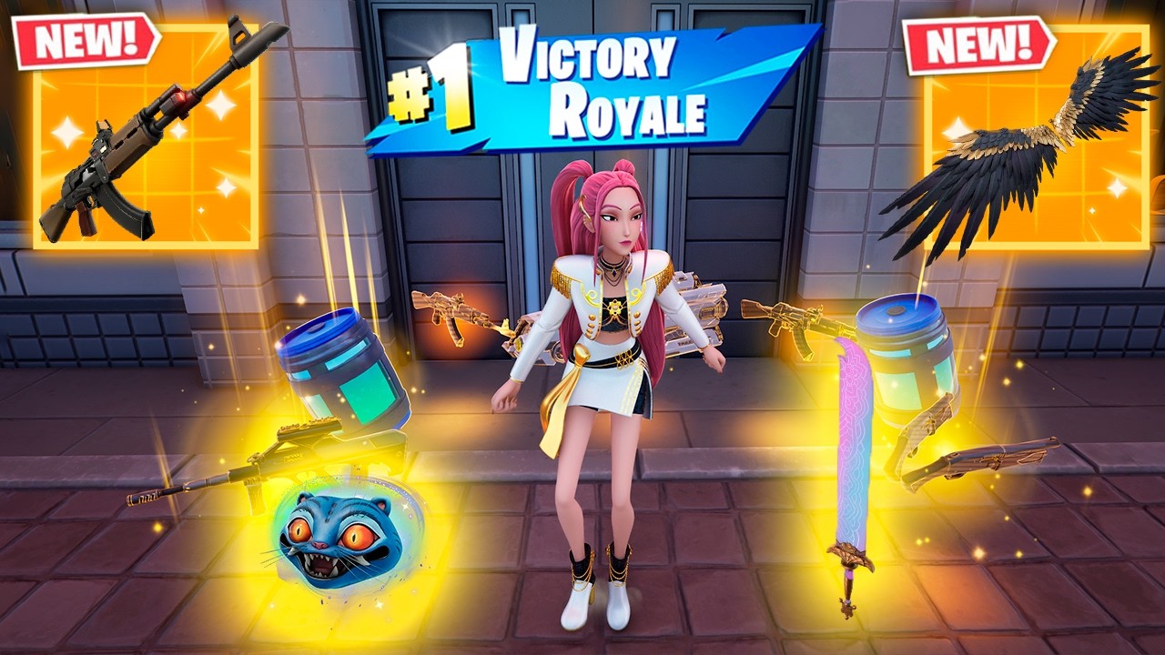GOLDEN MIRA vs NEW MYTHIC'S CHALLENGE (NEW!! Fortnite Chapter 7 Season 1)