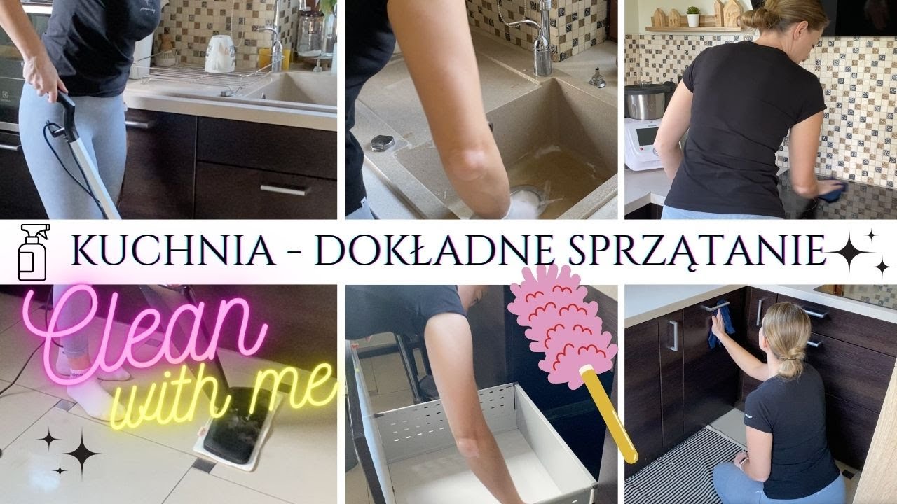 DEEP🌸CLEANING🌸POSPRZĄTAJMY RAZEM KUCHNIĘ | CLEAN WITH ME | KUCHNIA I SALON | MOTYWACJA DO SPRZĄTANIA