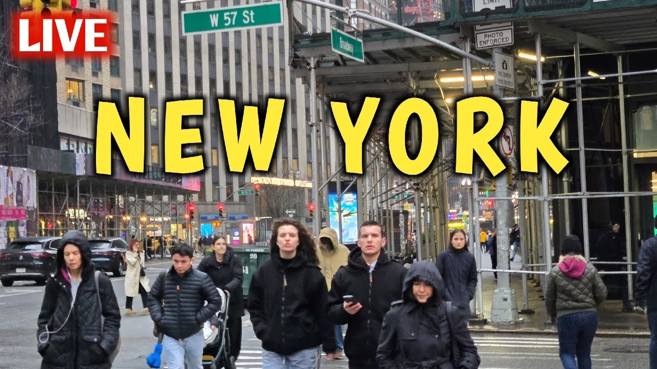 🌧 It's RAINING in New York City LIVE 🌧 IRL Livestream NYC Thursday, March 5, 2026