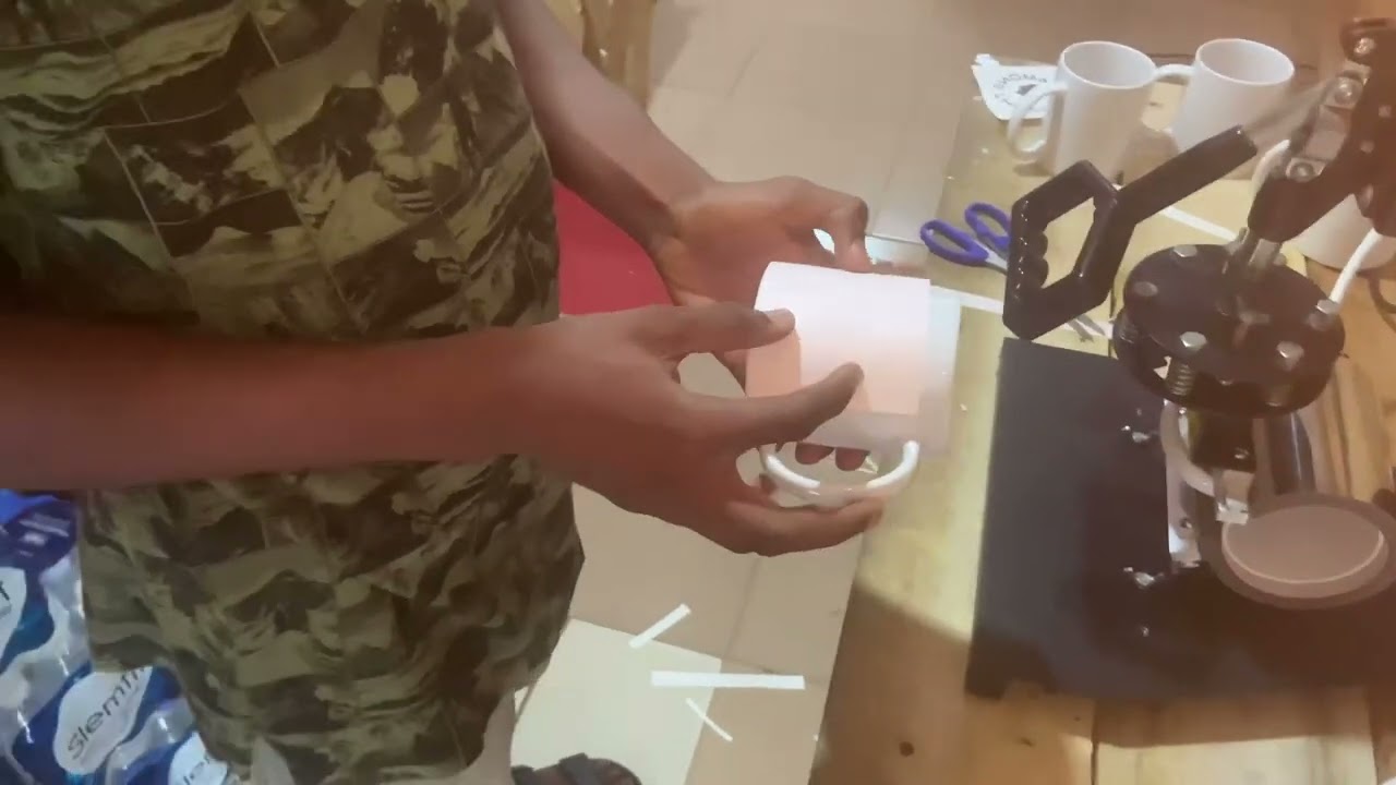 How to print on a mug with a sublimation paper