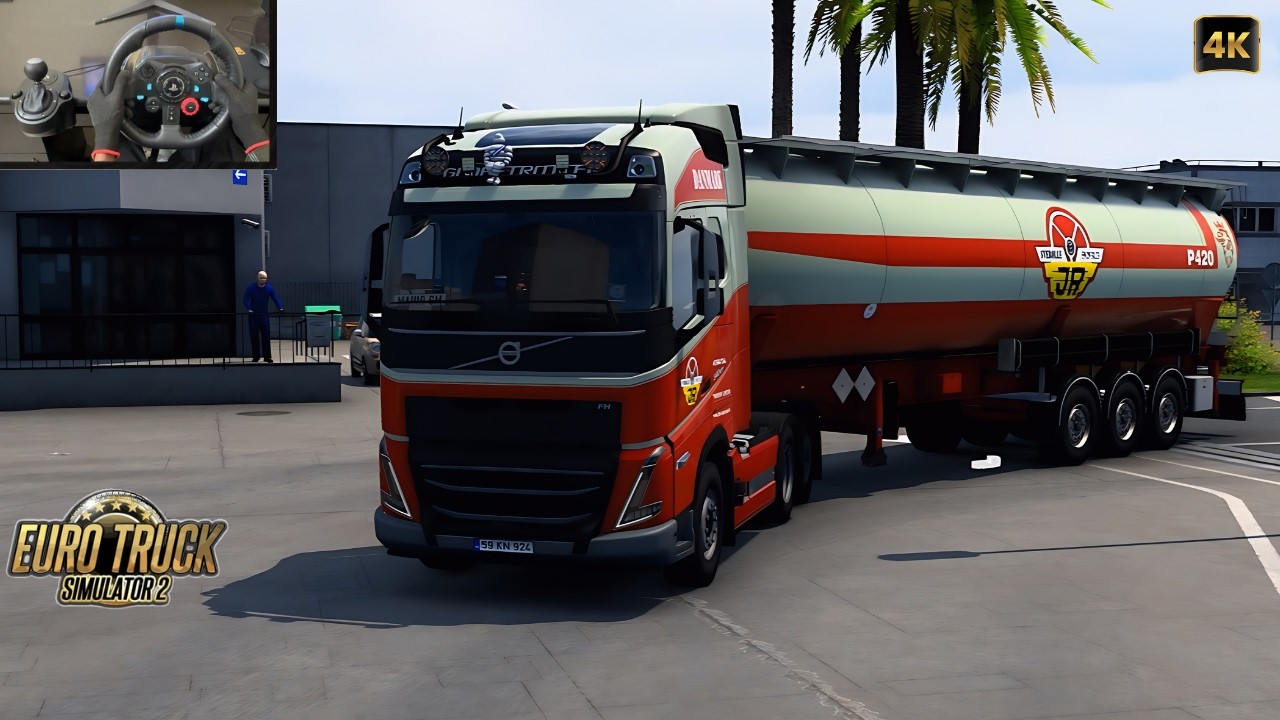 ETS2 Hazardous Cargo Transport | Realistic Trucking with G29 Steering Wheel Gameplay