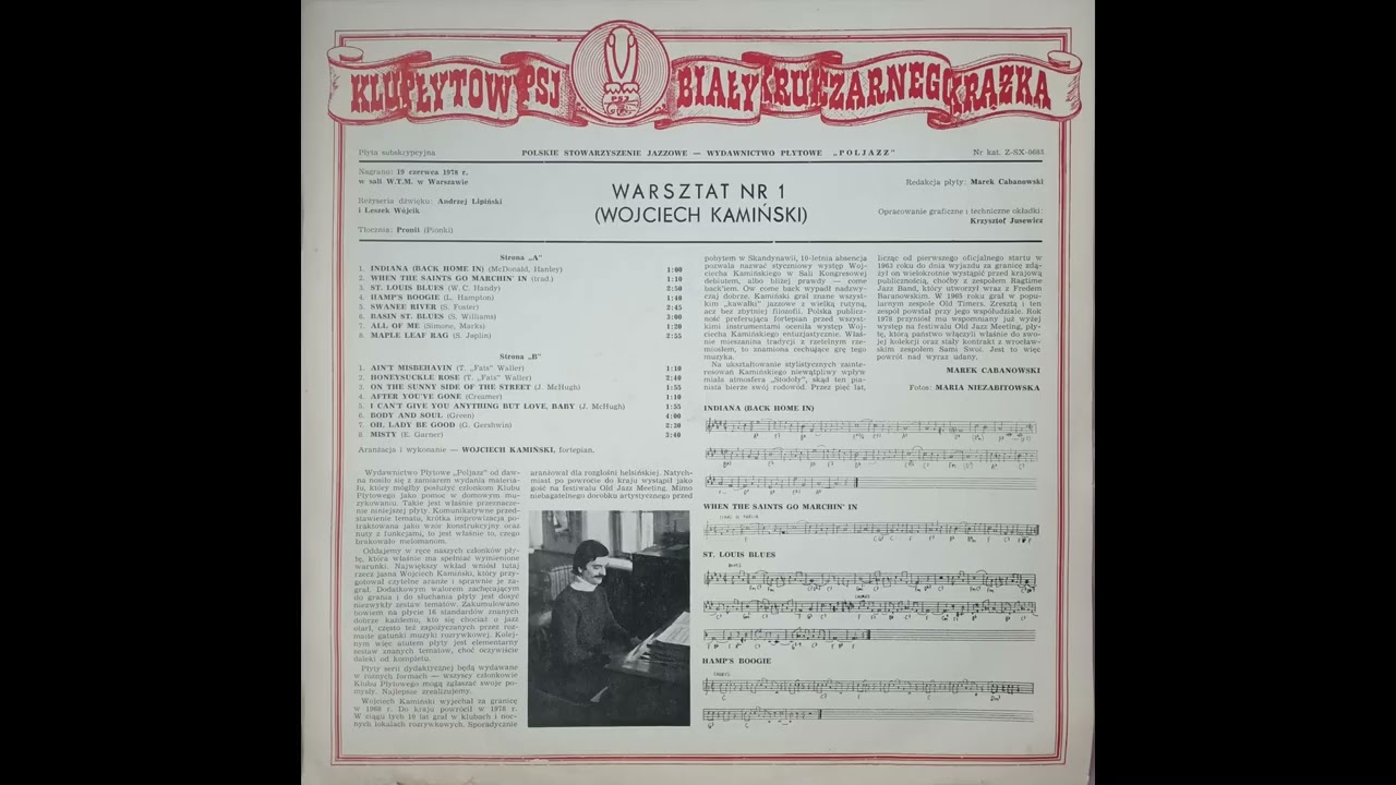 Wojciech Kamiński - Warsztat Nr 1 [1979, POLAND] FULL ALBUM