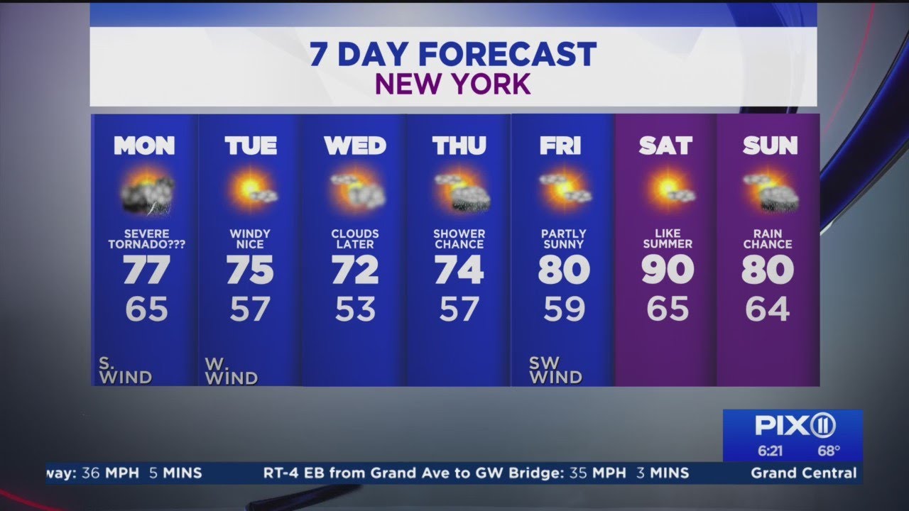 Severe storms, tornado in NY, NJ