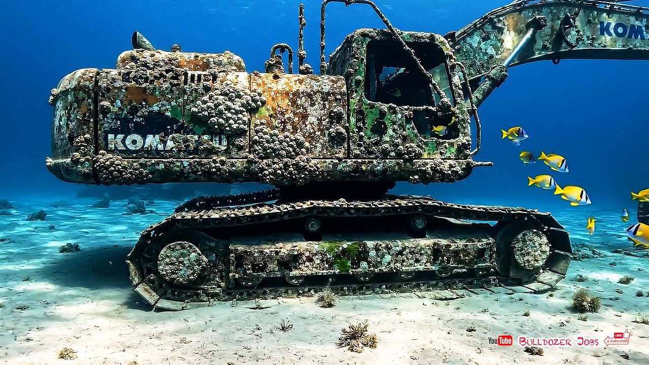 Reviving a Komatsu Excavator MK 200 Forgotten Lost in the Sea for 12 Years! Abandoned Restoration