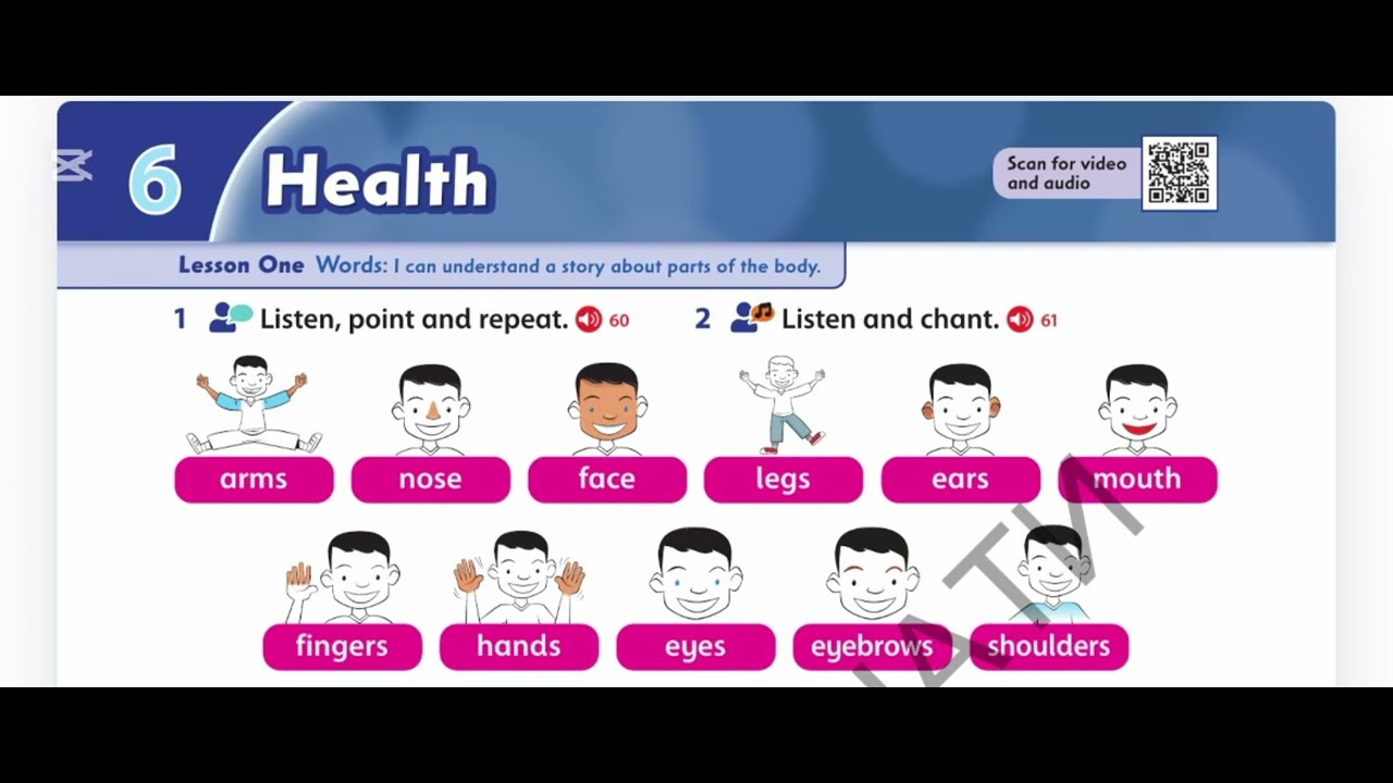 Family and friends 3 page 46 exercises 1,2 listening, unit health 
