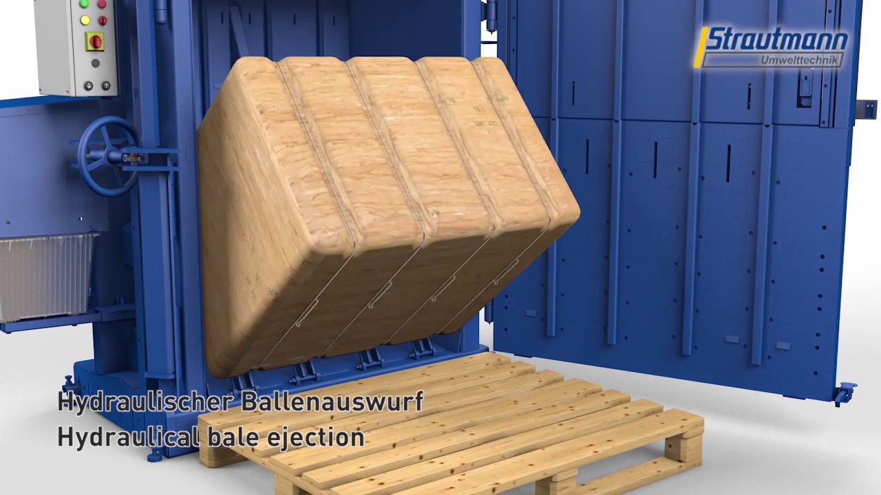Strautmann presas PP 1208. Veikimas.
