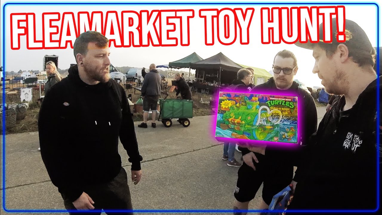 Flea Market Toy Hunting! TMNT, Gremlins, Ghostbusters, Sectaurs, MOTU & more at Temploux 2022
