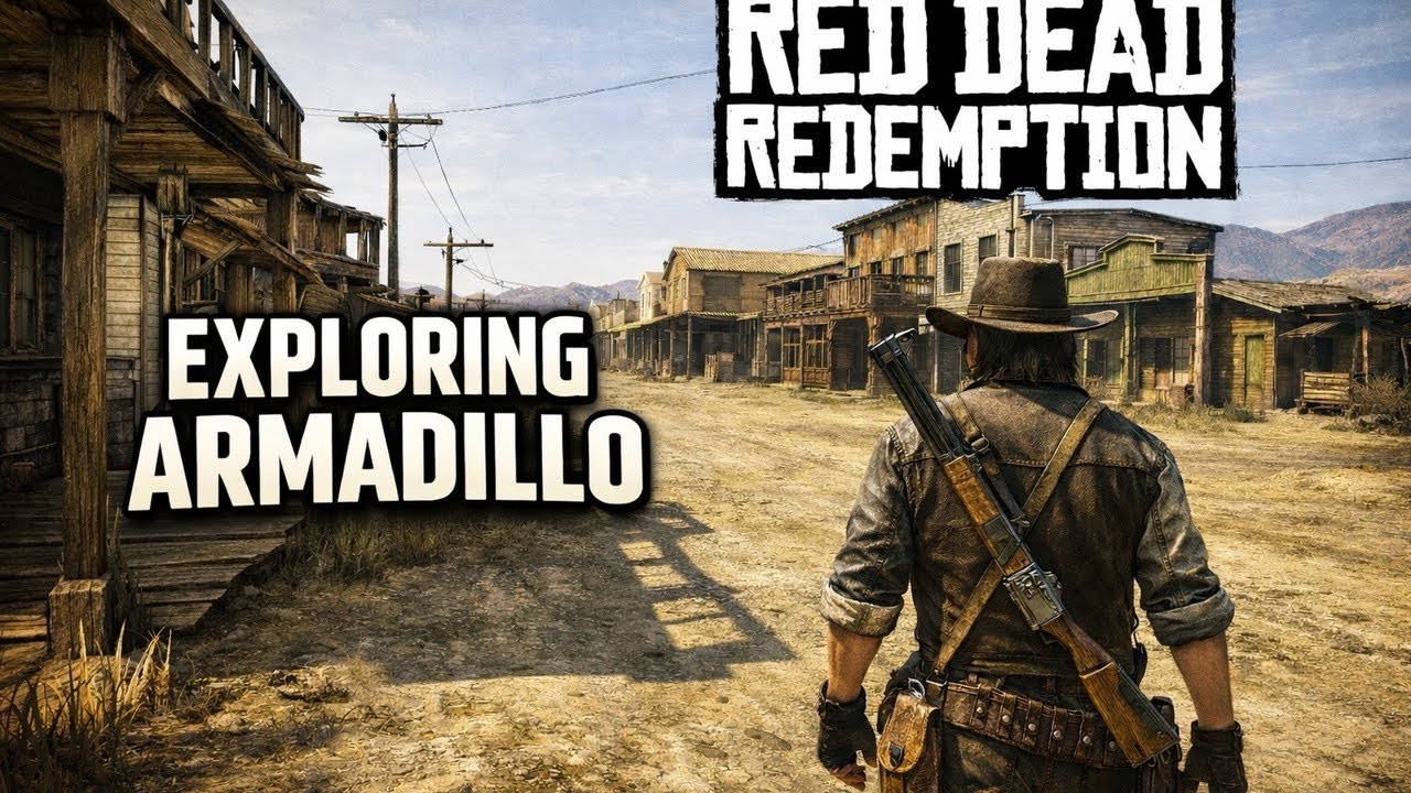Exploring Armadillo in Red Dead Redemption| Wild West Exploration