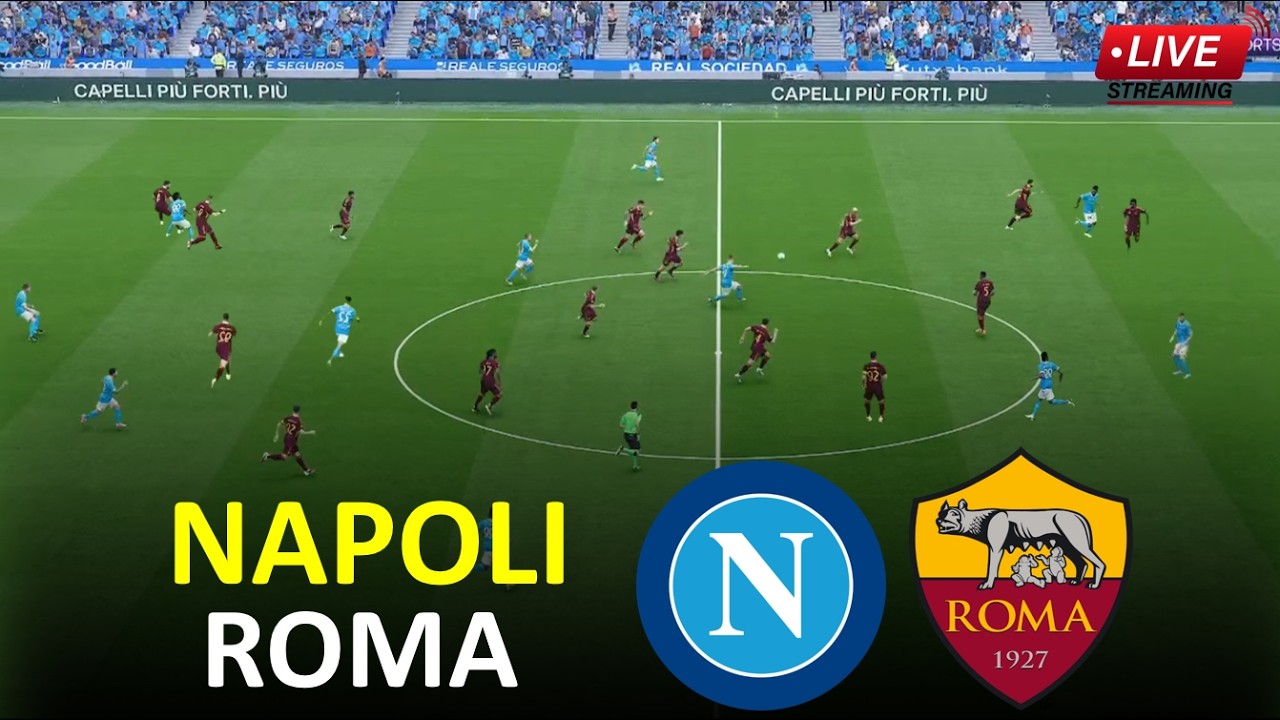 🔴Napoli vs Roma Live I Italy Seria A 2026 Full Match Streaming I PES 21 Simultaion