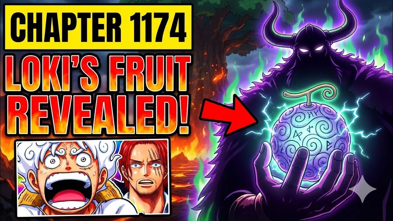 LOKI'S DEVIL FRUIT  REVEALED || THE REAL SUN GOD NIKA IS HERE || ONEPIECE CH1174