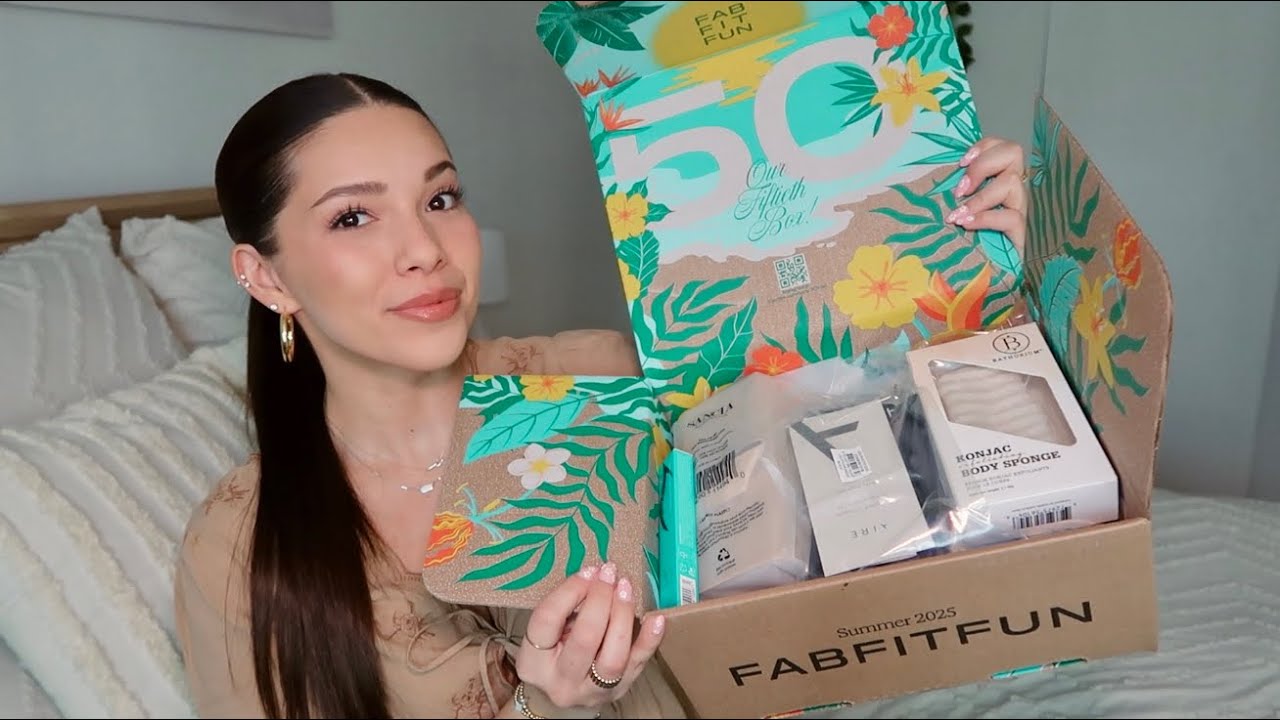 ASMR Summer ‘25 FabFitFun Unboxing ☀️👙🍉🌊