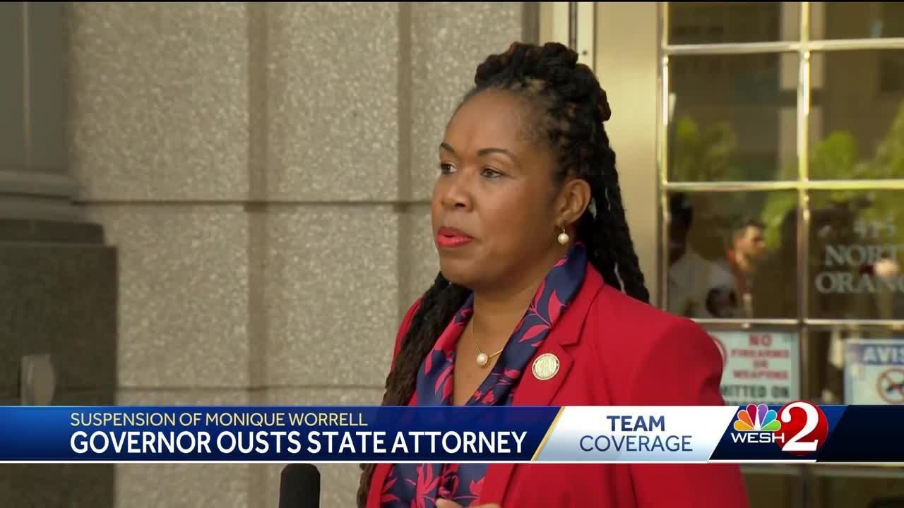 Gov. DeSantis suspends State Attorney Monique H. Worrell, citing neglect of duty