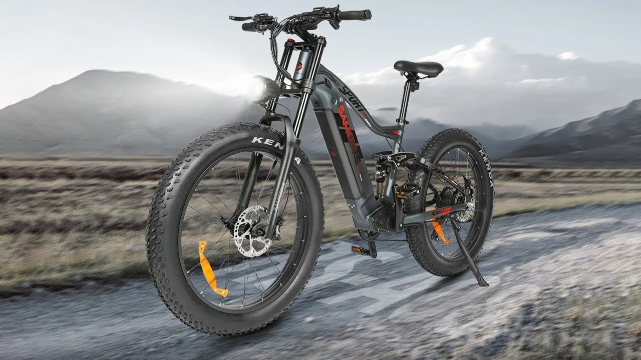 The SAMEBIKE RS-A08-II Electric Bike 1000W Motor 48V 17AH Lithium Battery  26*4.0 inch Electric Bike
