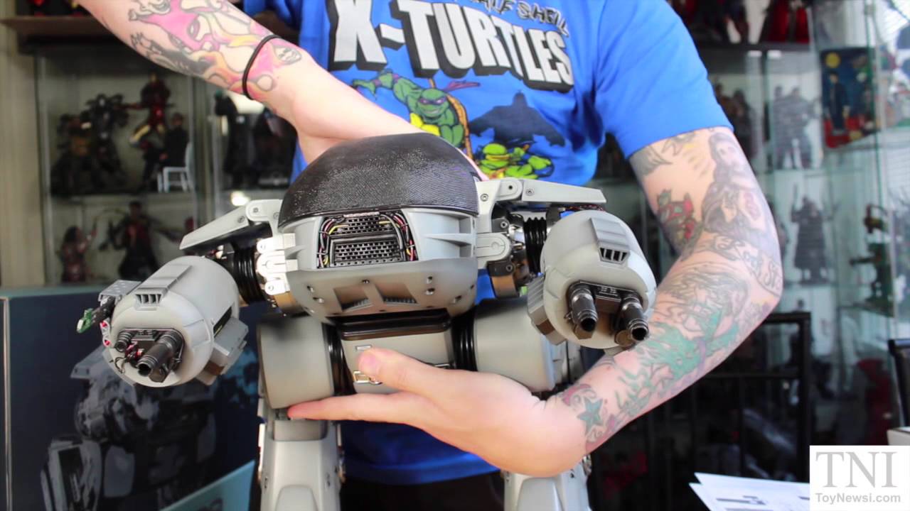 RoboCop 1987 Hot Toys ED-209 Version 2.0 Movie Masterpiece 1/6 Scale Collectible Figure Review