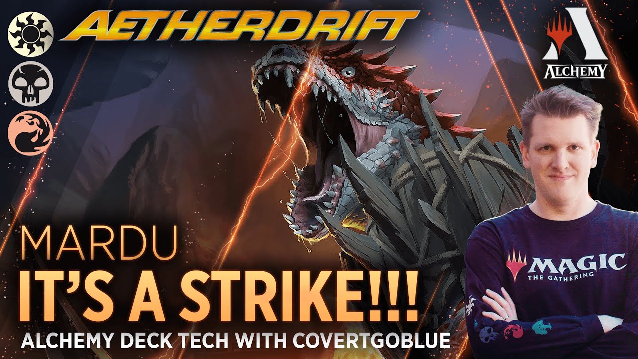 Alchemy Aetherdrift - It's A Strike | Alchemy Deck Tech with CovertGoBlue | MTG Arena