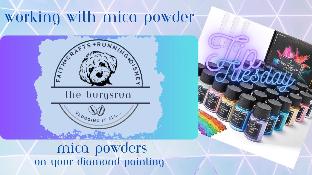 Tip Tuesday - MICA Powders on your diamond painting #micapowder #diamondpainting #tiptuesday