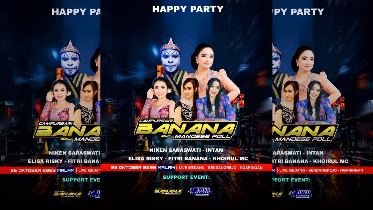 🔴LIVE " BANANA " Cs IN MEDANG,SENDANGREJO 26-10-2025 | WEDDING " AHMAD & RIFAI "  | RAMA SINTA AUDIO