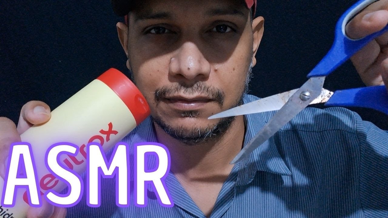 ASMR CASEIRO CORTE DE CABELO PARA RELAXAR E DORMIR