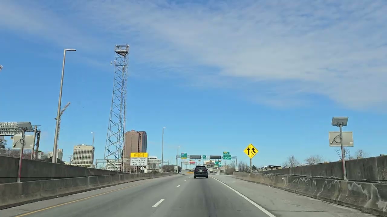 Driving to Norfolk for materials. 