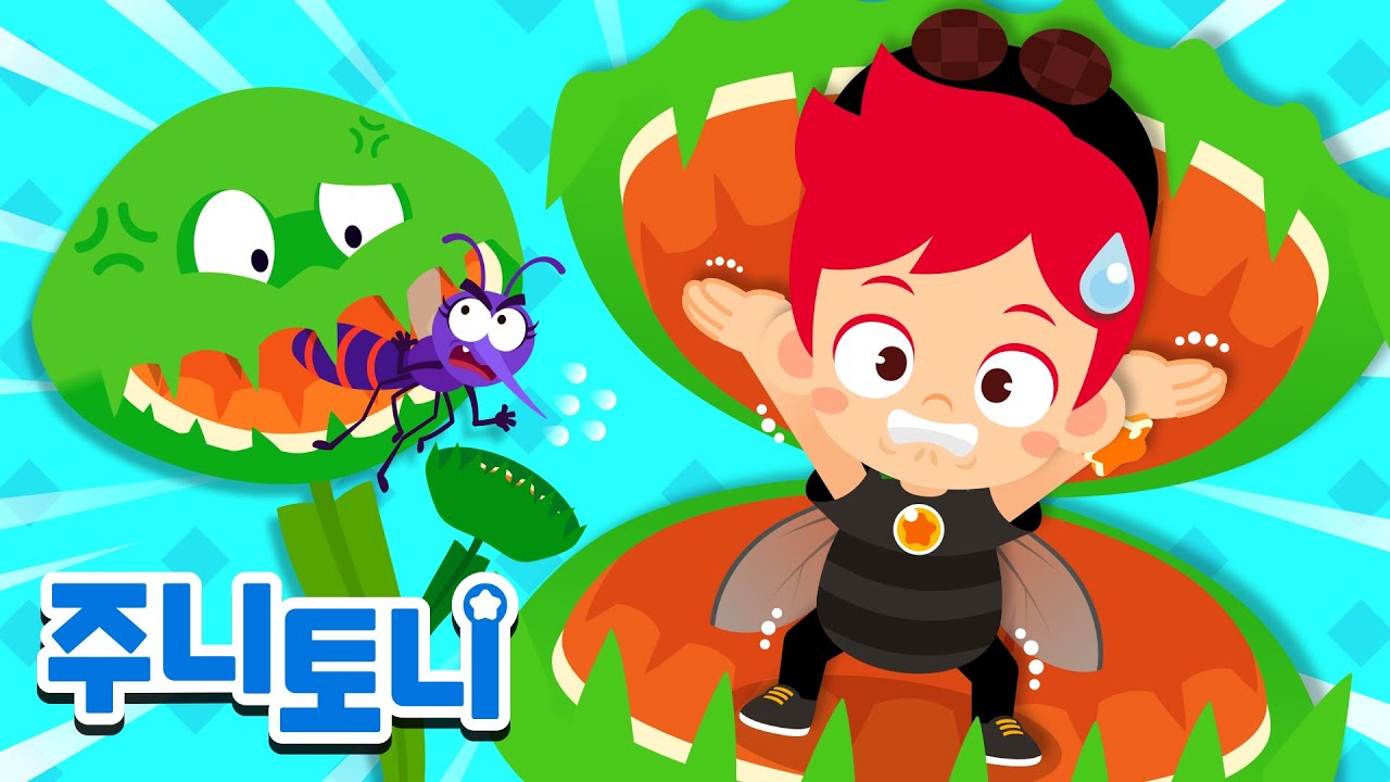 곤충동요 모음집 2 | 파리지옥 vs. 파리, 집에 사는 곤충들, 바지 속에 개미가! 등 | 꼬물꼬물 곤충 | 곤충동요 | 모음집 | 동요 연속듣기 | 주니토니 | JunyTony