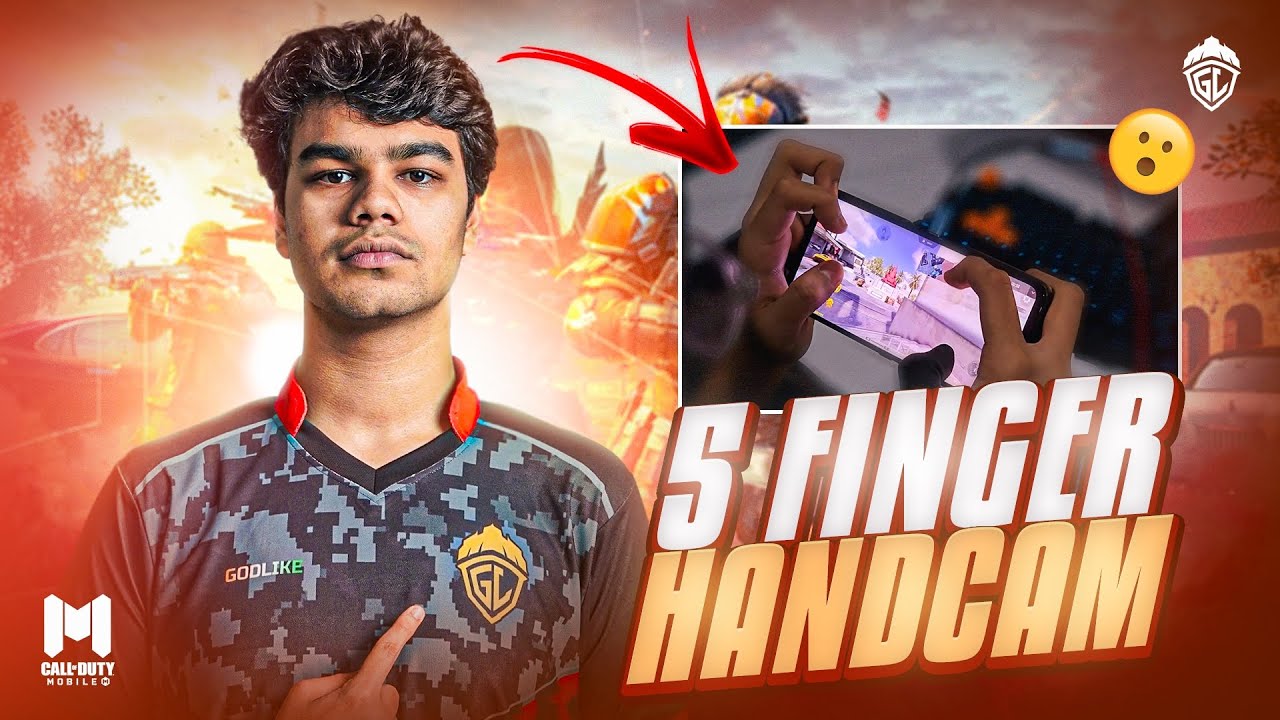 Best 5 Finger Sniper HandCam in COD Mobile😱